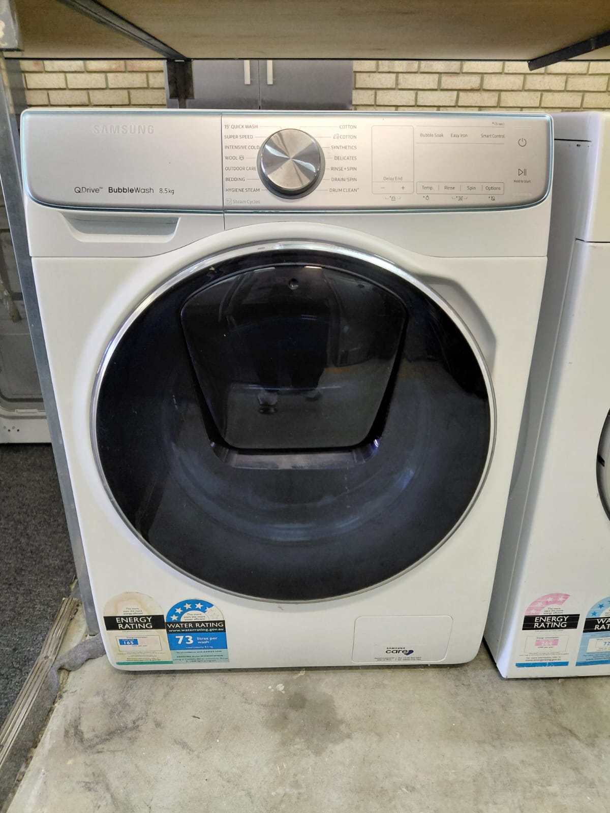 Samsung 8.5kg QuickDrive™ Front Load Washer WW85M74FNOR - WA White Goods